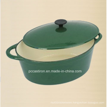 Enamel Oval Cast Iron Casserole Cookware Manufacturer From China